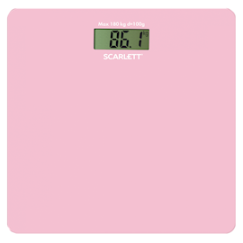 იატაკის სასწორი Scarlet SC-BS33E041, Scale For The Floor, Pink